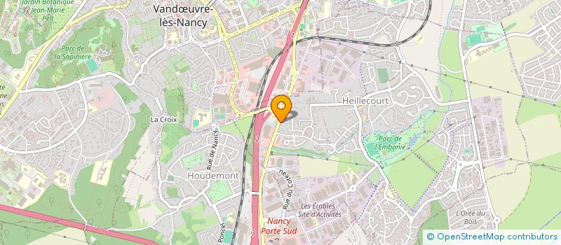 localisation de l'entreprise SCI MOSTAR  HEILLECOURT