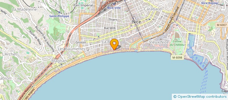 localisation de l'entreprise SCI MOSTAROSSI à NICE