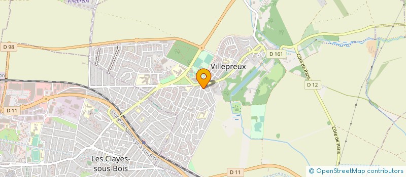 localisation de l'entreprise SCI MOTA  VILLEPREUX