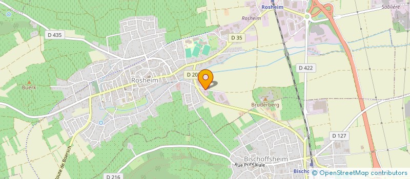 localisation de l'entreprise SCI MOTALEK  ROSHEIM