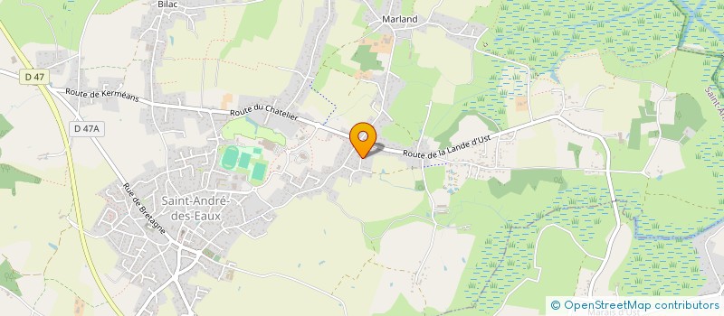 localisation de l'entreprise SCI MOTAN  SAINT-ANDRE-DES-EAUX