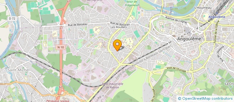 localisation de l'entreprise SCI MOTARD à ANGOULEME