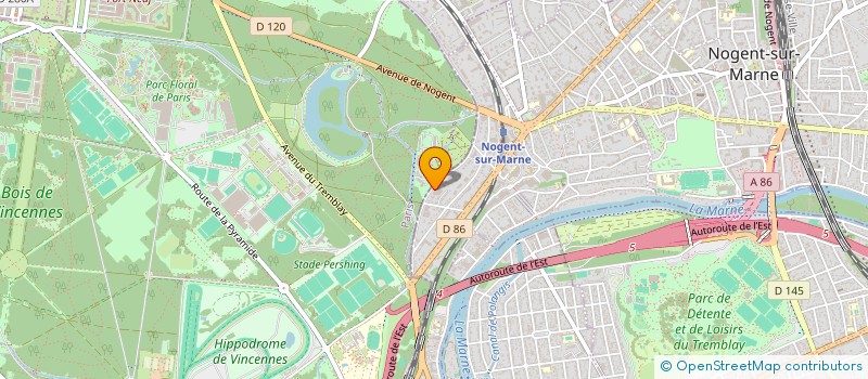 localisation de l'entreprise SCI MOTCHIDLOVER LE MAS AUX SOURCES à NOGENT-SUR-MARNE