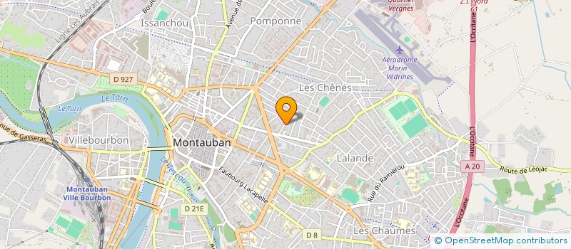 localisation de l'entreprise SCI MOTELET 2017  MONTAUBAN