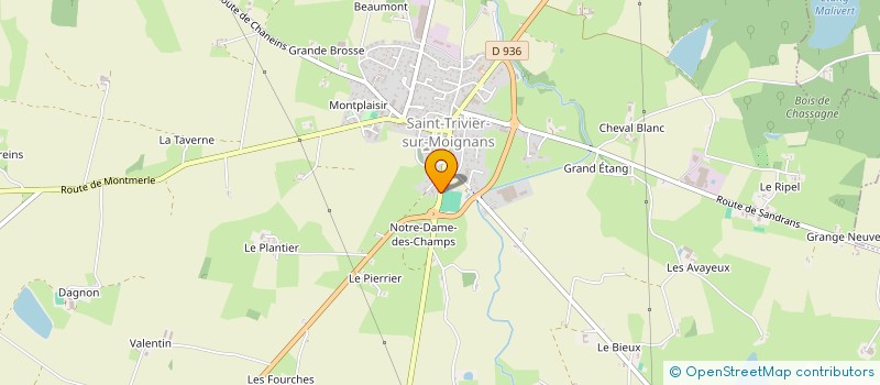 localisation de l'entreprise SCI MOTHION  SAINT-TRIVIER-SUR-MOIGNANS