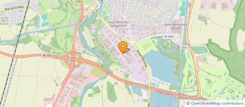 localisation de l'entreprise SCI MOTIVE  ILLKIRCH-GRAFFENSTADEN