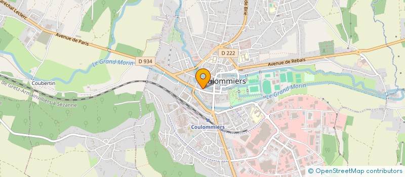 localisation de l'entreprise SCI MOTO BADGES  COULOMMIERS