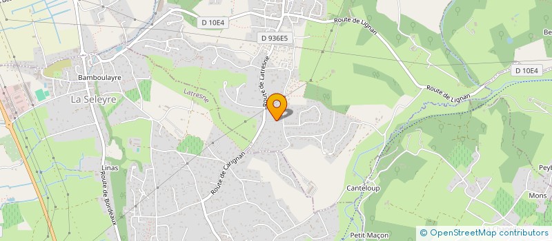 localisation de l'entreprise SCI MOTOGREMA  CARIGNAN-DE-BORDEAUX