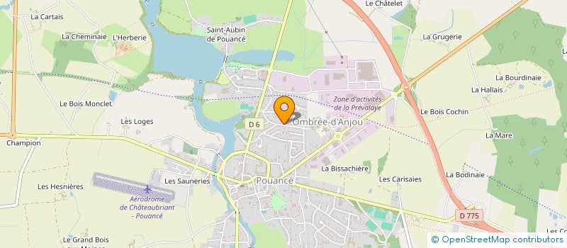 localisation de l'entreprise SCI MOTREAMI  OMBREE D'ANJOU