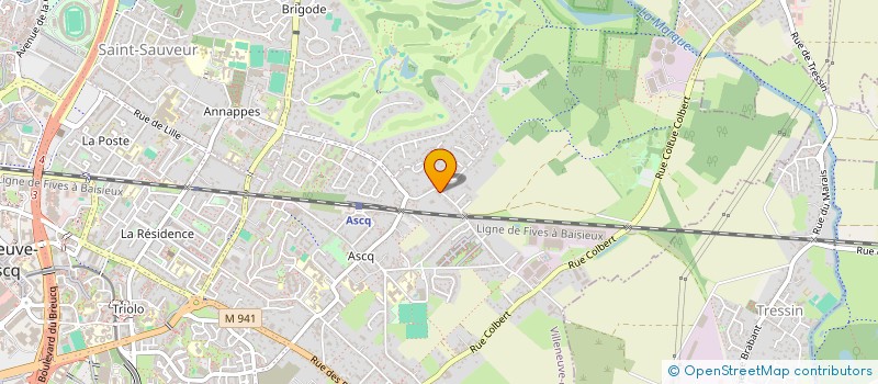 localisation de l'entreprise SCI MOTTE 2013 à VILLENEUVE-D'ASCQ