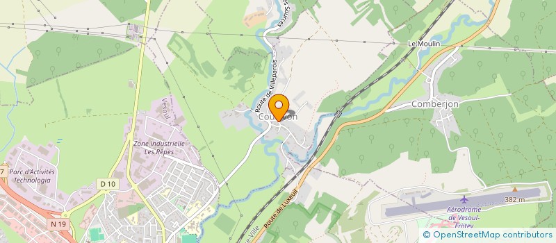 localisation de l'entreprise SCI MOTTE ET MONTETS  COULEVON