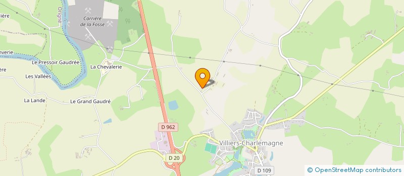 localisation de l'entreprise SCI MOTTIER 2002  VILLIERS-CHARLEMAGNE