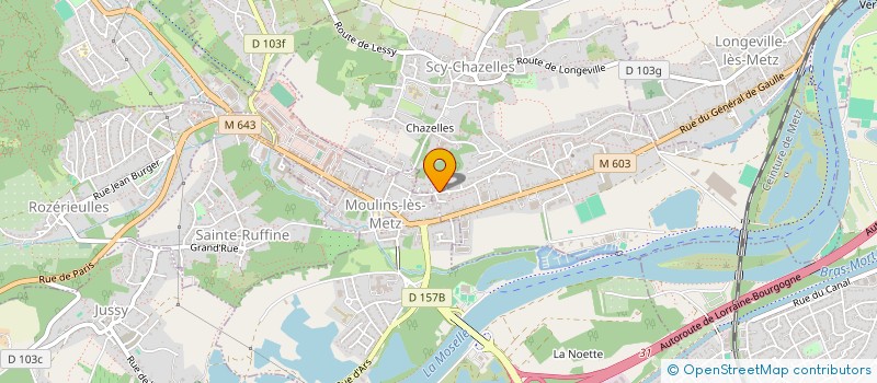 localisation de l'entreprise SCI MOTU AB  SCY-CHAZELLES