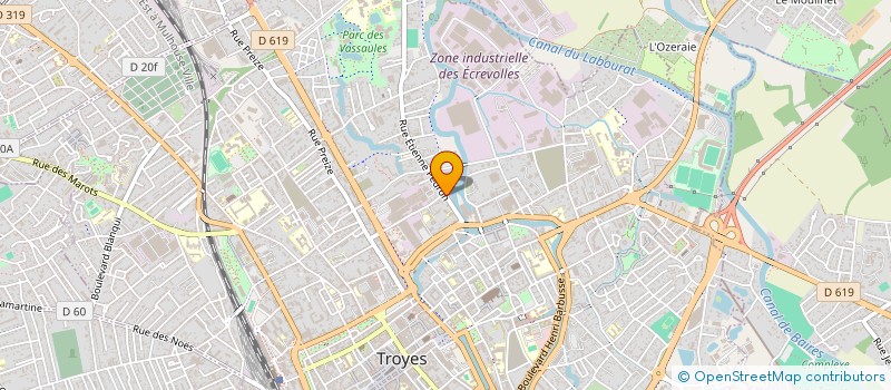 localisation de l'entreprise SCI MOTU TAPU à TROYES