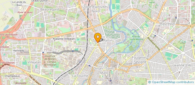 localisation de l'entreprise SCI MOUA-LEPINAY  RENNES