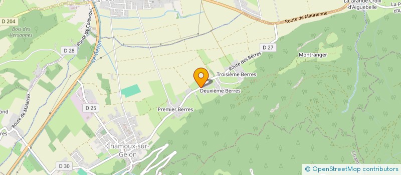 localisation de l'entreprise SCI MOUCHE  CHAMOUX-SUR-GELON