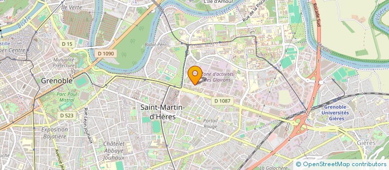 localisation de l'entreprise SCI MOUCHEROTTE  SAINT-MARTIN-D'HERES