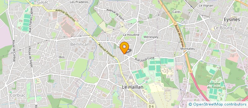 localisation de l'entreprise SCI MOUCHET  LE HAILLAN