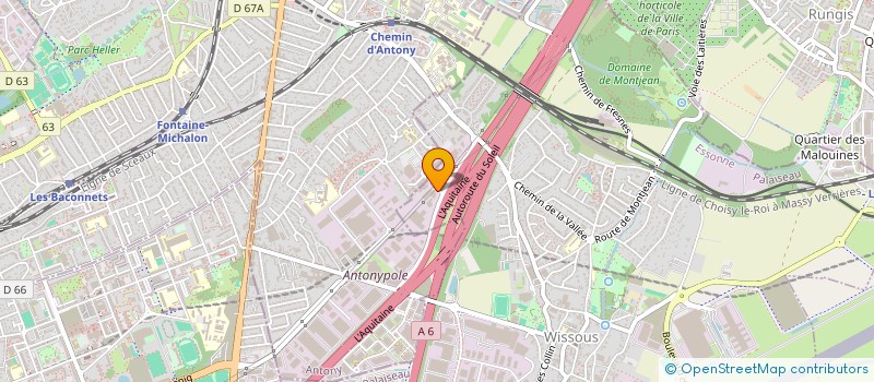 localisation de l'entreprise SCI MOUCHIDE  WISSOUS
