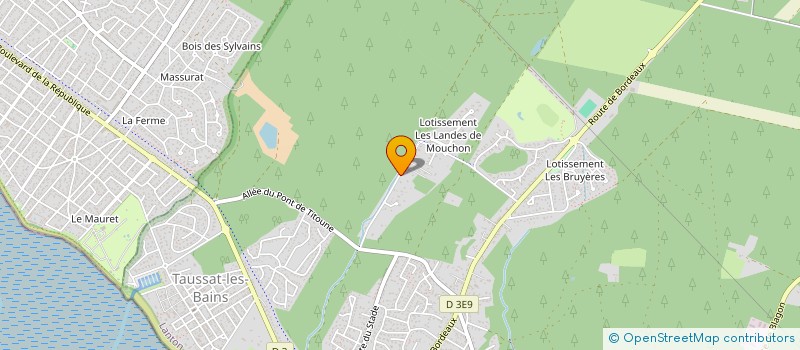 localisation de l'entreprise SCI MOUCHON  LANTON