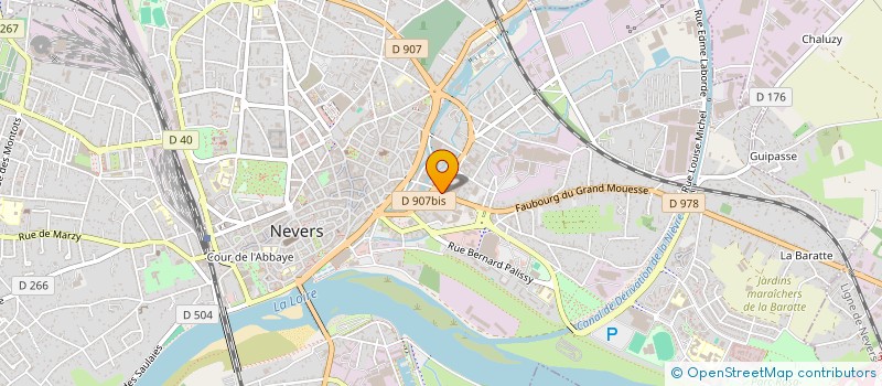 localisation de l'entreprise SCI MOUESSE BAUDRAS à NEVERS