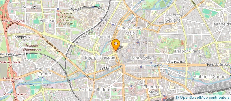 localisation de l'entreprise SCI MOUEZY  RENNES