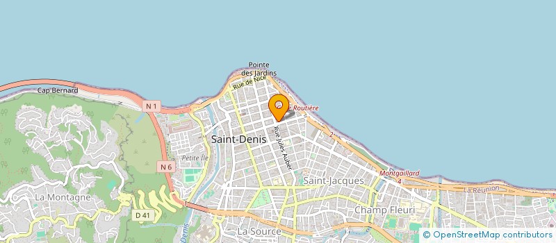 localisation de l'entreprise SCI MOUFIA 6 (MATERIELS - BUREAUTIQUES) à SAINT-DENIS