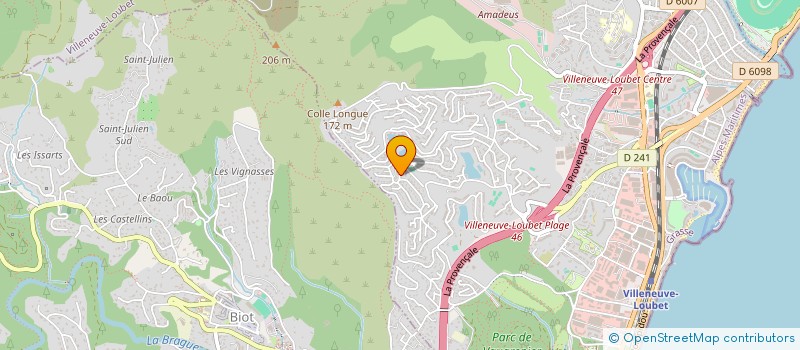 localisation de l'entreprise SCI MOUFIA ACCESS  VILLENEUVE-LOUBET