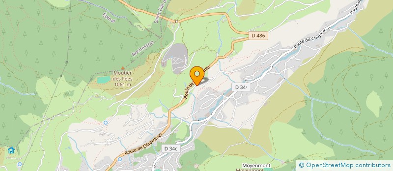 localisation de l'entreprise SCI MOUGEL BIKE SHOP  LA BRESSE