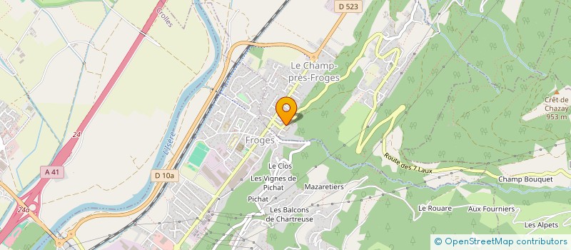 localisation de l'entreprise SCI MOUGELSKI  LES ADRETS