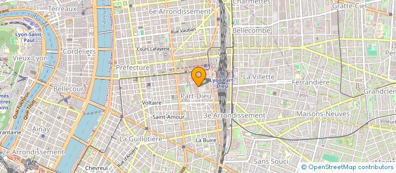 localisation de l'entreprise SCI MOUGUERRE BRISCOUS IMMOBILIER  LYON