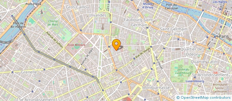 localisation de l'entreprise SCI MOUILLER DE RUE MONSIEUR  PARIS