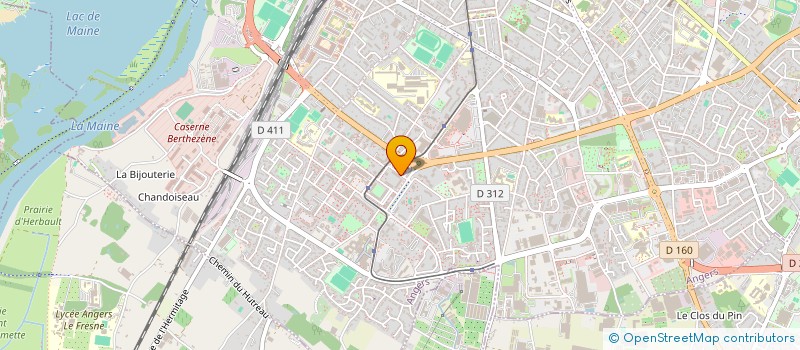 localisation de l'entreprise SCI MOUIMA à ANGERS