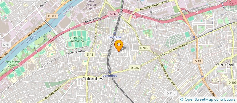 localisation de l'entreprise SCI MOUKARZEL  COLOMBES