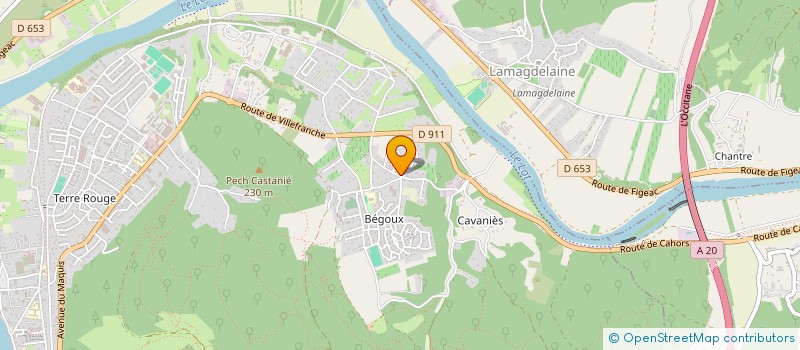 localisation de l'entreprise SCI MOUKARZEL  CAHORS