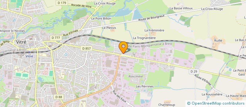 localisation de l'entreprise SCI MOULANOU  VITRE
