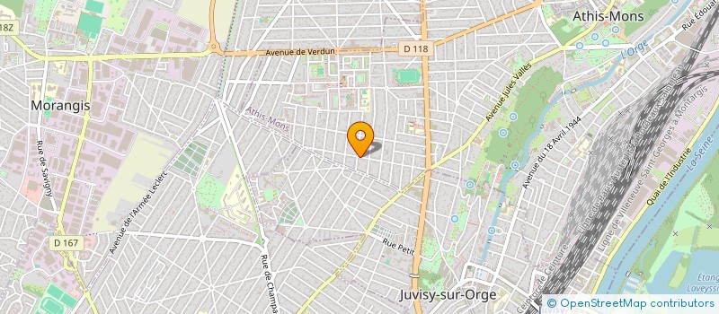 localisation de l'entreprise SCI MOULI NOU à ATHIS-MONS