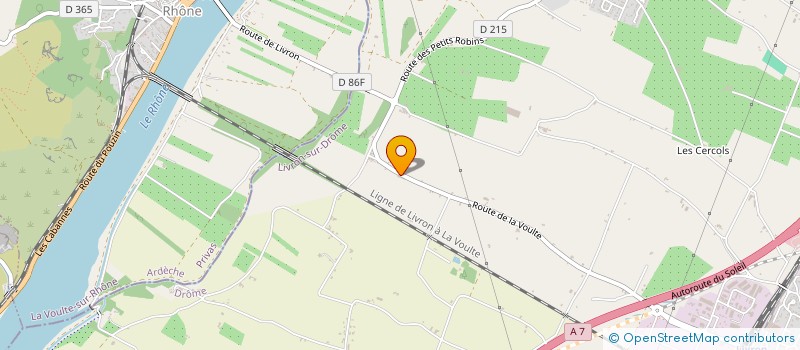 localisation de l'entreprise SCI MOULIN  LIVRON-SUR-DROME