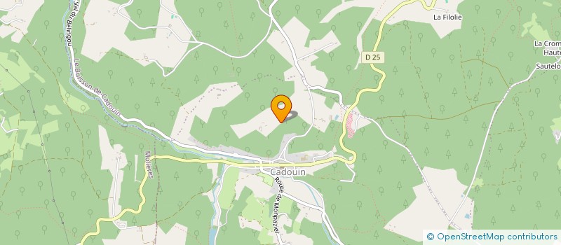 localisation de l'entreprise SCI MOULIN  LE BUISSON-DE-CADOUIN