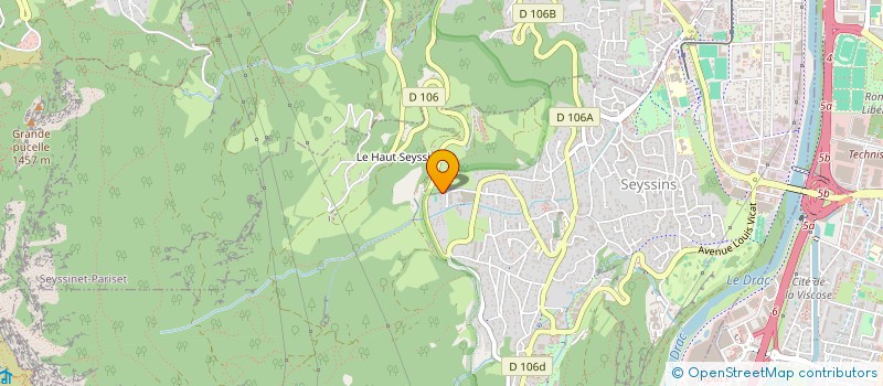 localisation de l'entreprise SCI MOULIN à SEYSSINS