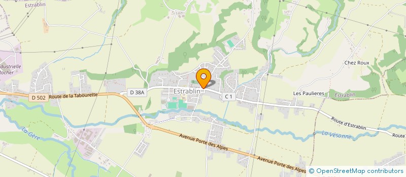 localisation de l'entreprise SCI MOULIN  ESTRABLIN