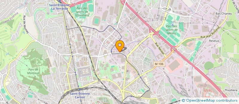 localisation de l'entreprise SCI MOULIN A VENT  SAINT-ETIENNE