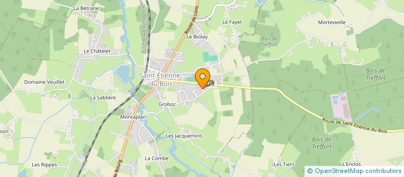 localisation de l'entreprise SCI MOULIN BLANC  SAINT-ETIENNE-DU-BOIS