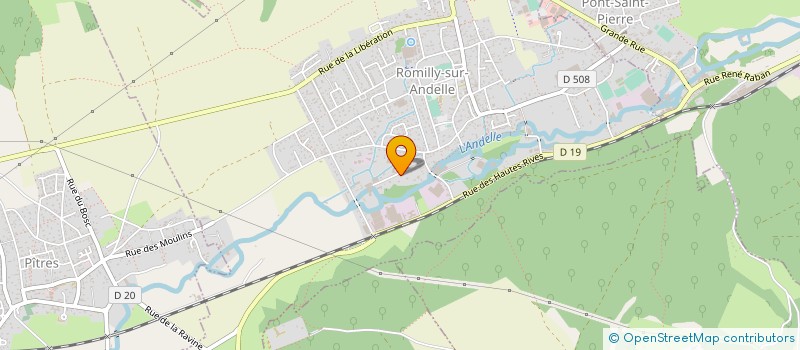 localisation de l'entreprise SCI MOULIN BLINGUE  ROMILLY-SUR-ANDELLE