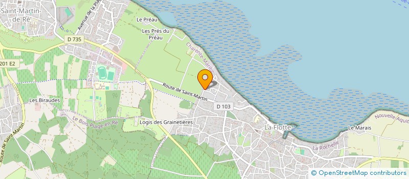 localisation de l'entreprise SCI MOULIN BRIZARD  LA FLOTTE