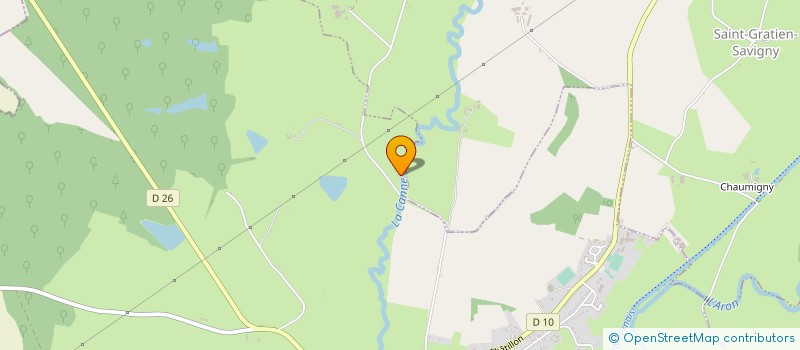 localisation de l'entreprise SCI MOULIN-CHANT-YVES  CERCY-LA-TOUR