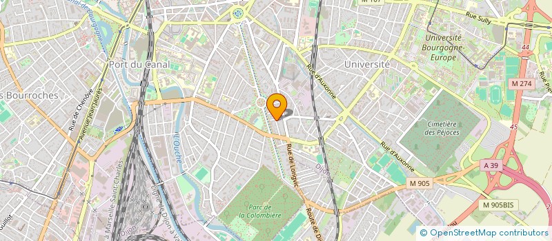 localisation de l'entreprise SCI MOULIN CHENOVE 2015 à DIJON