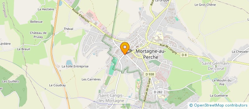 localisation de l'entreprise SCI MOULIN CLEMAND à MORTAGNE-AU-PERCHE
