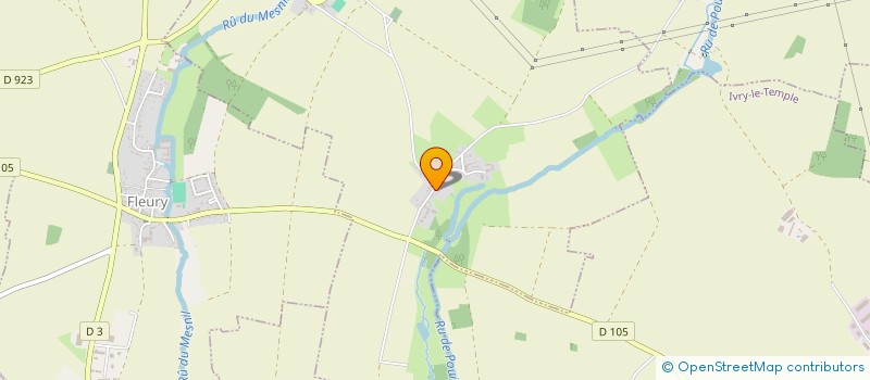 localisation de l'entreprise SCI MOULIN D'HEULECOURT  FRESNE-LEGUILLON