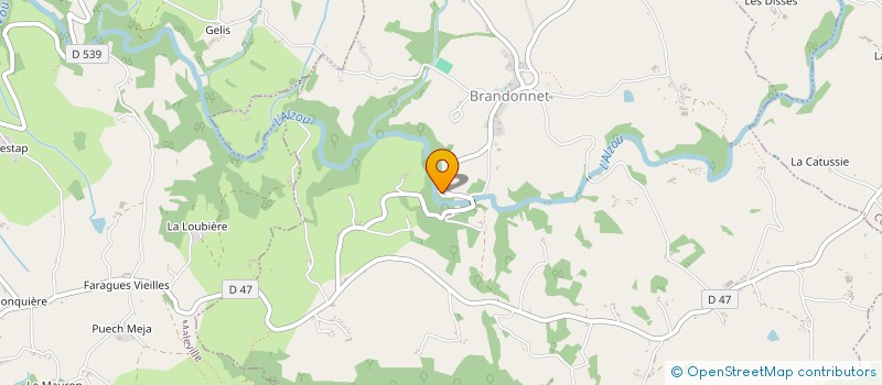 localisation de l'entreprise SCI MOULIN DE BERTEILLE  ANGLARS-SAINT-FELIX